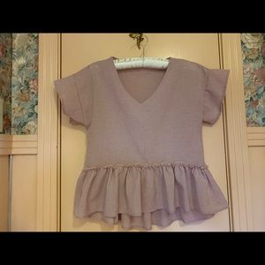 Custom medium/ large oversized ruffle top